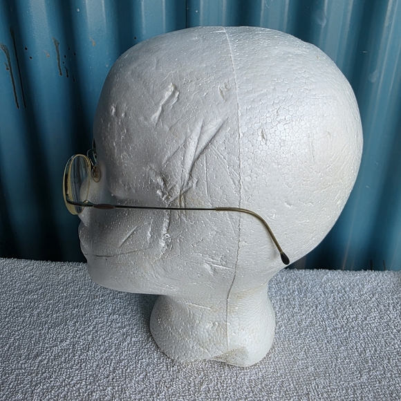 Classic Gold Metal Frame Glasses - Picture 9 of 15